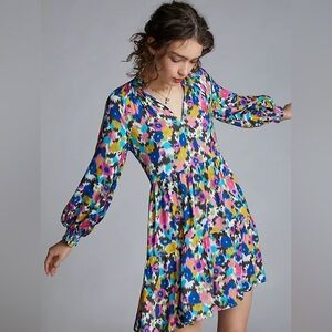 Ranna Gill for Anthropologie Katya Long Sleeve Dress Size XL